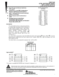 Datasheet 74AC11240DBR manufacturer TI