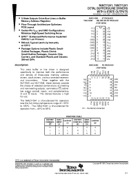 Datasheet 74AC11241 manufacturer TI