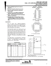 Datasheet 74AC11253D manufacturer TI