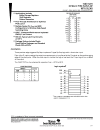 Datasheet 74AC11273 manufacturer TI