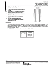 Datasheet 74AC11640 manufacturer TI