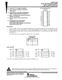 Datasheet 74ACT11240NT manufacturer TI