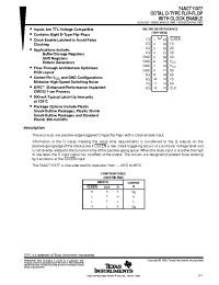 Datasheet 74ACT11377NT manufacturer TI