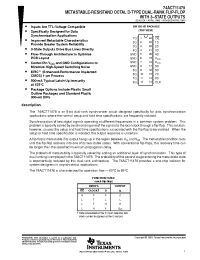 Datasheet 74ACT11478DW manufacturer TI