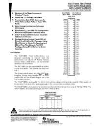 Datasheet 74ACT16825DLR производства TI