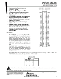 Datasheet 74ACT16827DLR производства TI