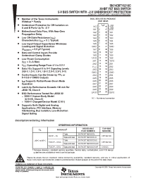 Datasheet 74CBT16210CDGGRE4 manufacturer TI