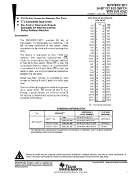 Datasheet 74CBTH16211DLRG4 manufacturer TI