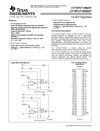 Datasheet 74FCT162823ETPVCT manufacturer TI