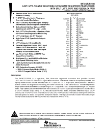 Datasheet 74GTLP2033DGVRE4 manufacturer TI