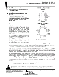 Datasheet 74HC191 manufacturer TI