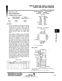 Datasheet 74LS166 производства TI