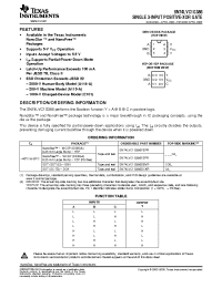 Datasheet 74LVC1G386DCKRG4 manufacturer TI