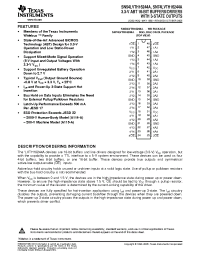 Datasheet 74LVTH16244ADLRG4 manufacturer TI