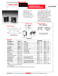 Datasheet 78HT305 manufacturer TI