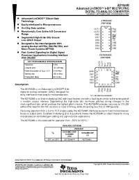 Datasheet AD7524MJB manufacturer TI