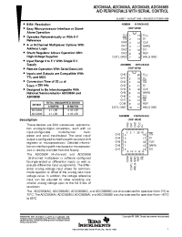 Datasheet ADC0834 manufacturer TI