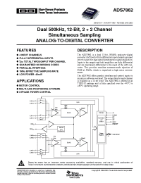 Datasheet ADS7862Y/2K manufacturer TI