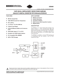 Datasheet ADS8381I manufacturer TI