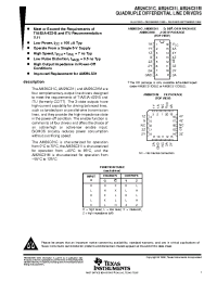 Datasheet AM26C31CN manufacturer TI