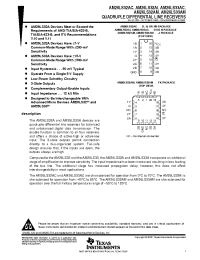Datasheet AM26LS32ACDR manufacturer TI