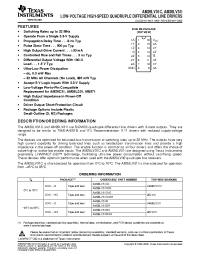 Datasheet AM26LV31IDR manufacturer TI