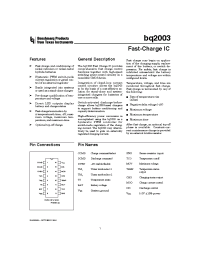 Datasheet BQ2003 manufacturer TI