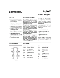 Datasheet BQ2003PN производства TI