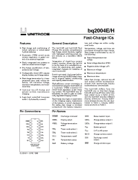 Datasheet BQ2004ESNTR manufacturer TI