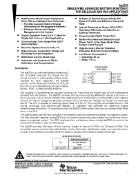 Datasheet BQ2023 manufacturer TI