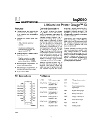 Datasheet BQ2050SN manufacturer TI