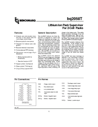 Datasheet BQ2058T manufacturer TI