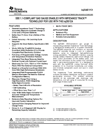 Datasheet BQ20Z80DBTR manufacturer TI