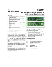 Datasheet BQ2114 manufacturer TI