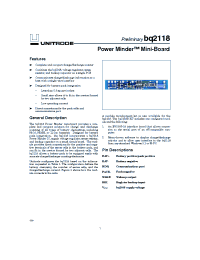 Datasheet BQ2118 manufacturer TI