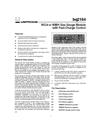 Datasheet BQ2164 manufacturer TI