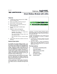 Datasheet BQ219XLB-007 manufacturer TI