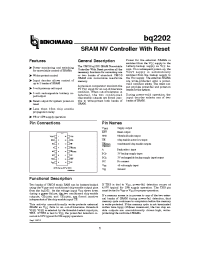 Datasheet BQ2202 manufacturer TI