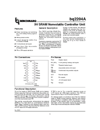 Datasheet BQ2204APNN manufacturer TI