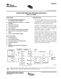 Datasheet BQ2205L manufacturer TI