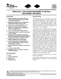 Datasheet BQ24001PWP manufacturer TI