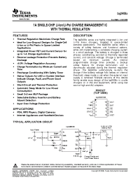 Datasheet BQ24060DRCRG4 manufacturer TI