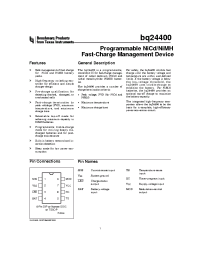Datasheet BQ24400D manufacturer TI