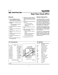 Datasheet BQ3285 manufacturer TI