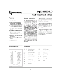 Datasheet BQ3285ED manufacturer TI