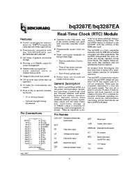 Datasheet BQ3287E manufacturer TI