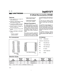 Datasheet BQ4015MA-120 manufacturer TI