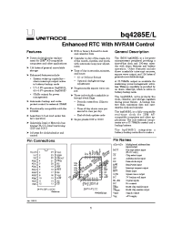 Datasheet BQ4285ES-N manufacturer TI