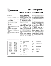 Datasheet BQ4845P-A4 manufacturer TI