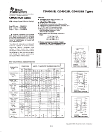 Datasheet CD4001BM производства TI
